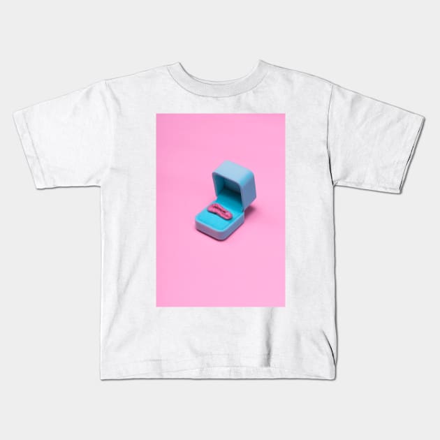 Chewing gum ring Kids T-Shirt by mooonthemoon